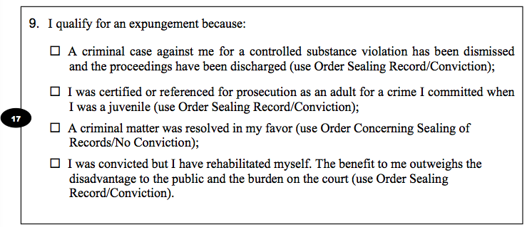 Minnesota Expungement Form